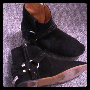 Isabel marant flat biker booties